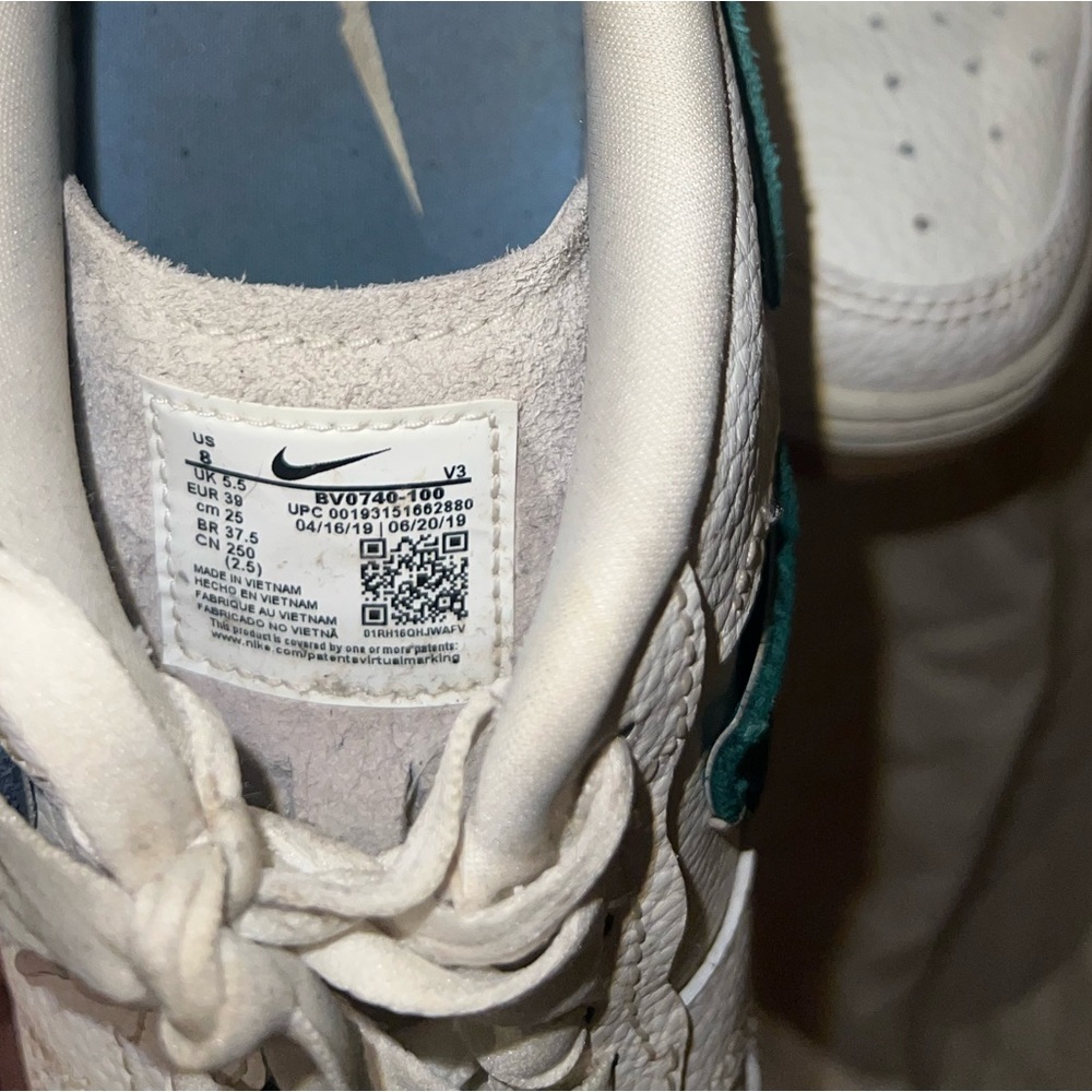 Nike Air Force 1 ‘07 LXX Vandalized Blue/Green - Picture 5 of 5